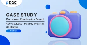 How A Consumer Electronics D2C Brand Grew Their Monthly Order Count From 400 to 16,850 In Just 36 Months?